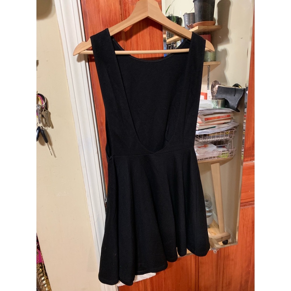 American Apparel Black Skater Dress - Picture 5 of 6